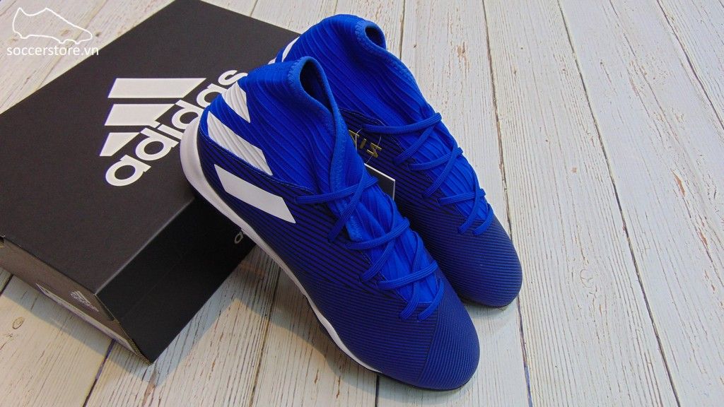 Adidas Nemeziz 19.3 TF - Football Blue/ Cloud White/ Core Black- F34429