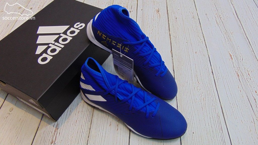 Adidas Nemeziz 19.3 TF - Football Blue/ Cloud White/ Core Black- F34429