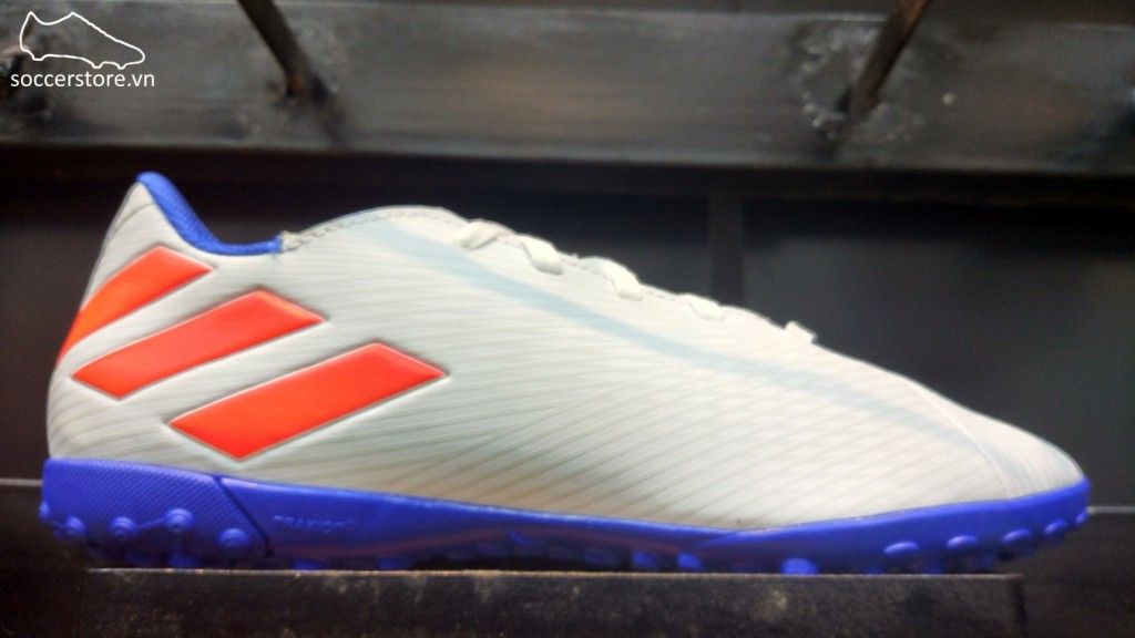 Adidas Nemeziz 19.4 TF- White/ Solar Red/ Blue F34549