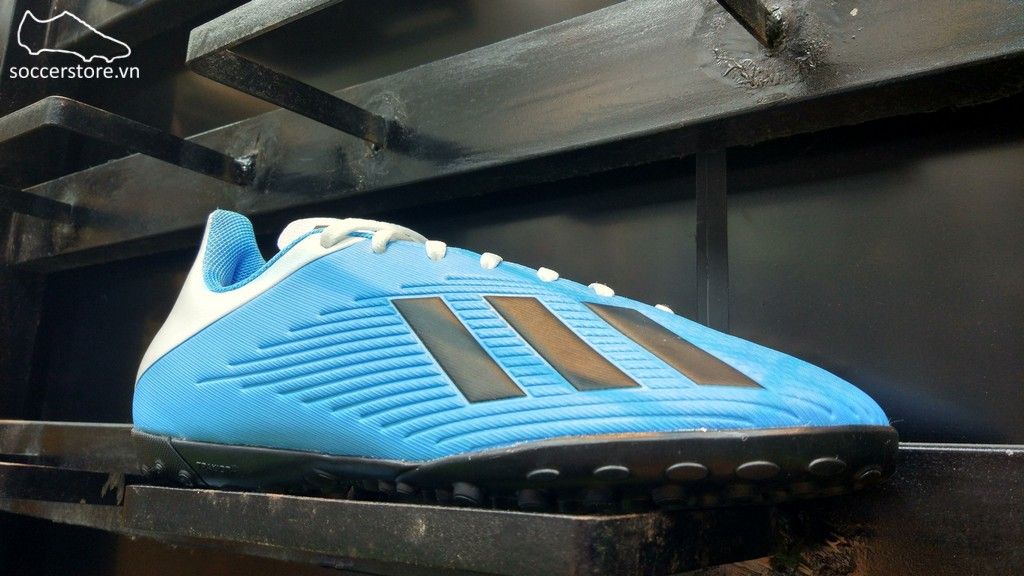 Adidas X 19.4 TF- Bright Cyan/ Core Black/ Pink F35345