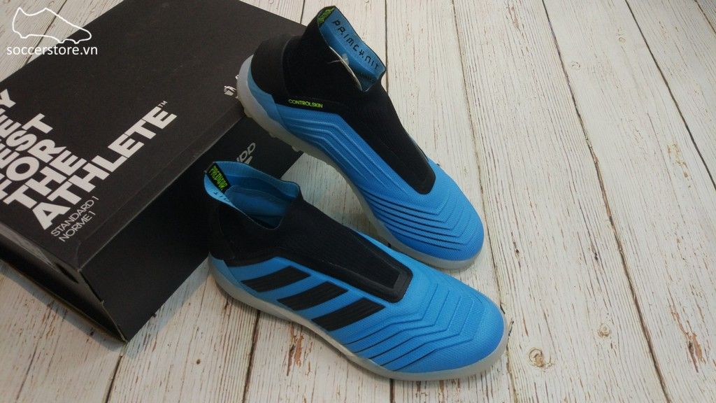 Adidas Predator 19+ TF - Bright Cyan/ Core Black/ Yellow F35625