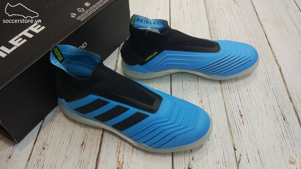 Adidas Predator 19+ TF - Bright Cyan/ Core Black/ Yellow F35625