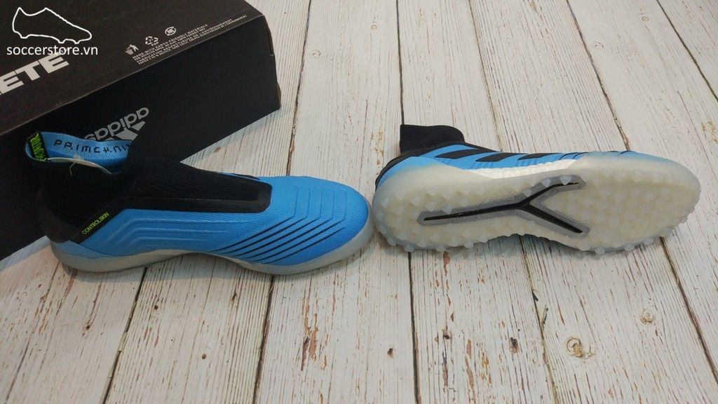 Adidas Predator 19+ TF - Bright Cyan/ Core Black/ Yellow F35625
