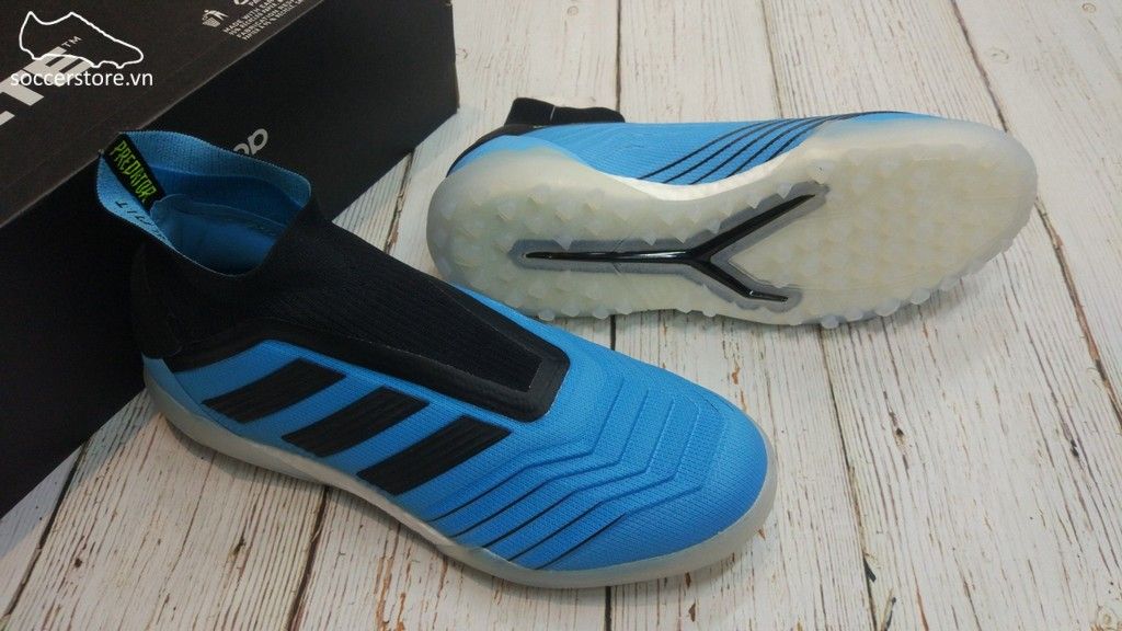 Adidas Predator 19+ TF - Bright Cyan/ Core Black/ Yellow F35625