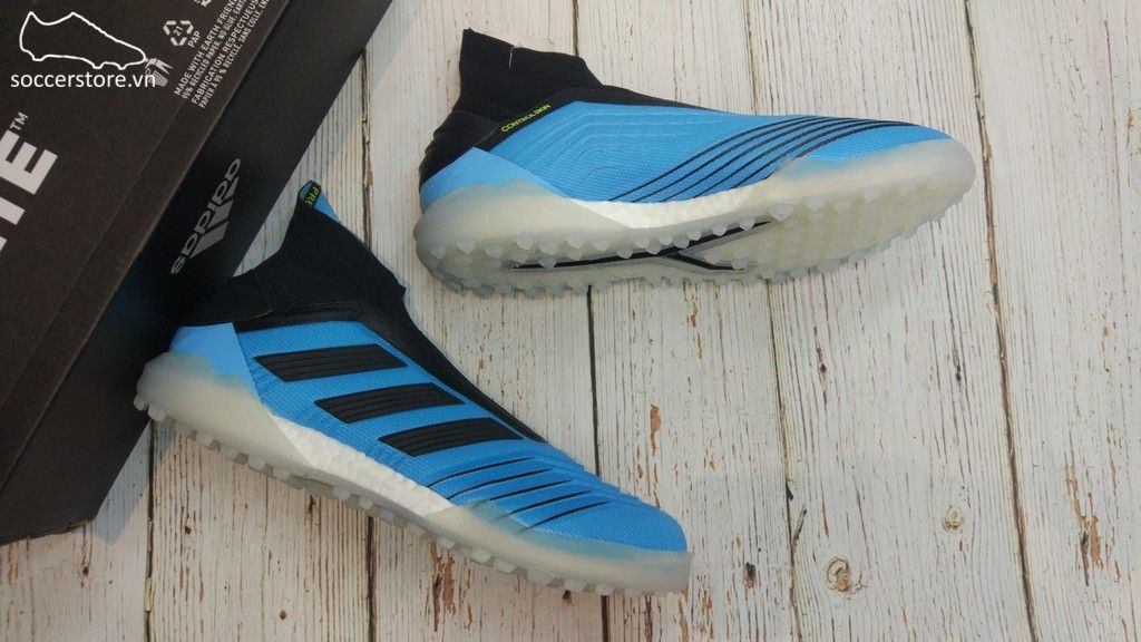 Adidas Predator 19+ TF - Bright Cyan/ Core Black/ Yellow F35625