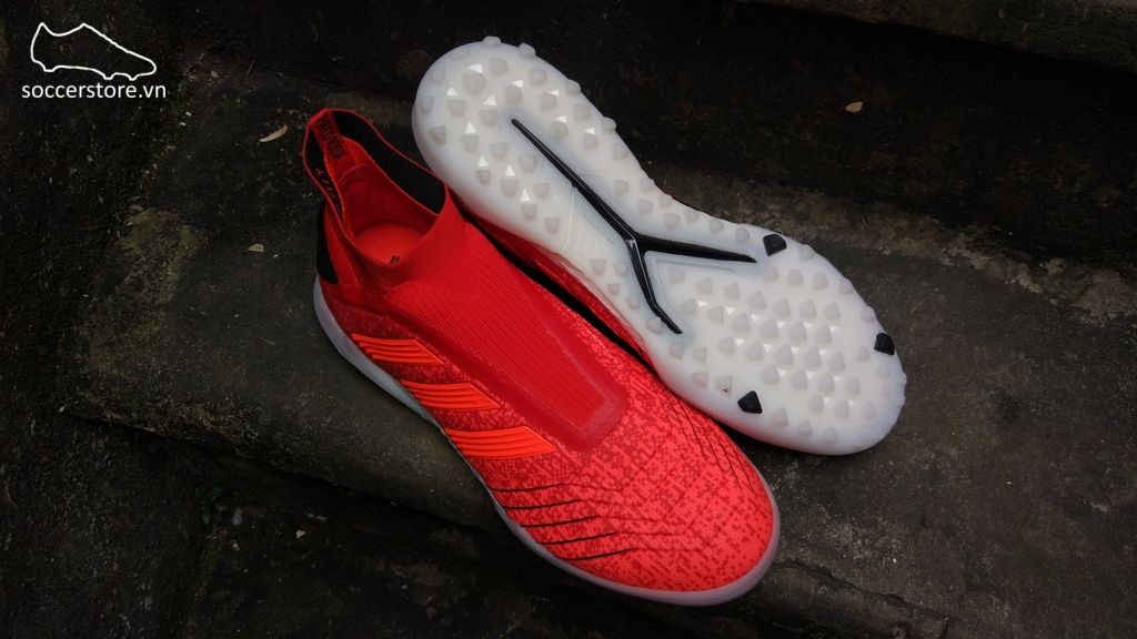 Adidas Predator 19+ TF- Active Red/ Solar Red/ Core Black F35800