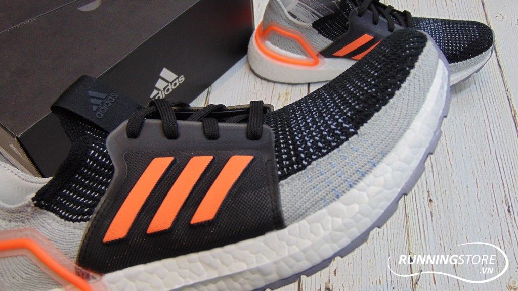 Adidas Ultraboost 2019 - Core Black / Solar Orange / Glow Blue - G27516