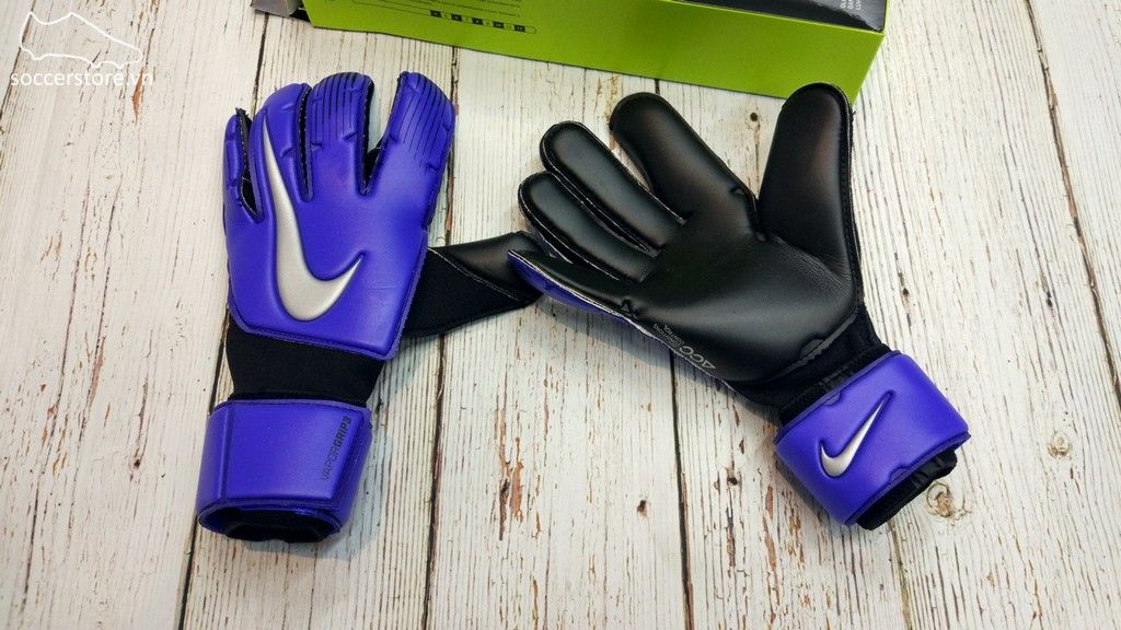 Nike Vapor Grip 3- Racer Blue/ Black/ Metallic Silver GK Gloves GS0352-410