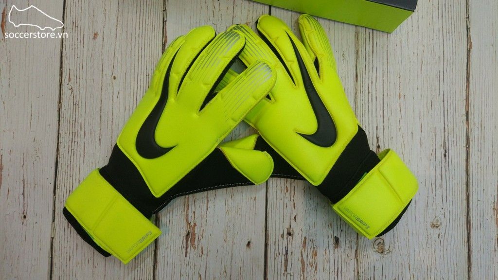 Nike Vapor Grip 3- Volt/ Black GK Gloves GS0352-702