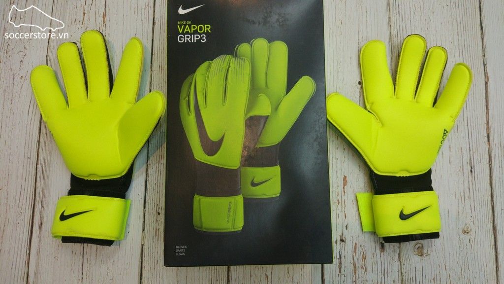 Nike Vapor Grip 3- Volt/ Black GK Gloves GS0352-702