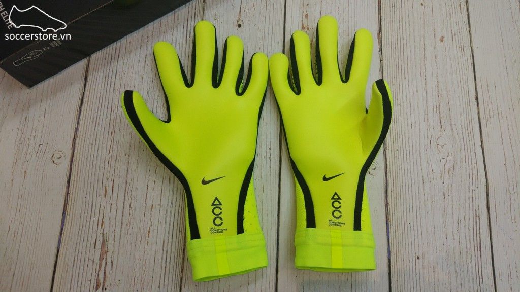 Nike Mercurial Touch Elite- Volt/ Black GK Gloves GS0356-702