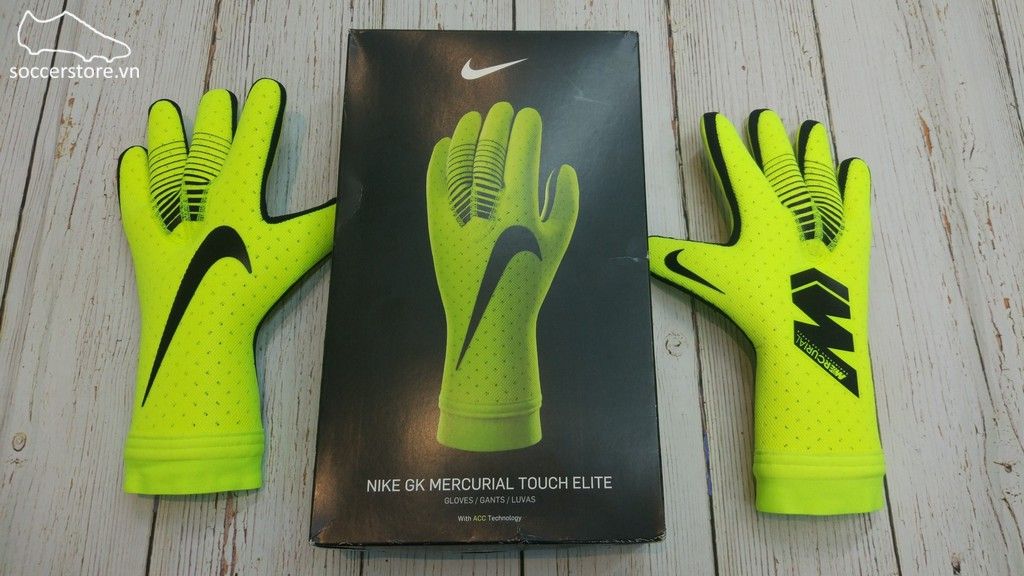 Nike Mercurial Touch Elite- Volt/ Black GK Gloves GS0356-702