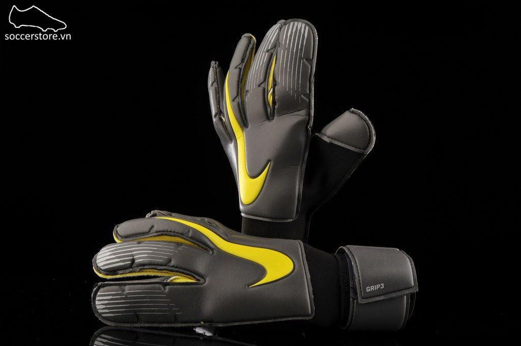 Nike Grip 3- Anthracite/ Black/ Opti Yellow GK Gloves GS0360-060