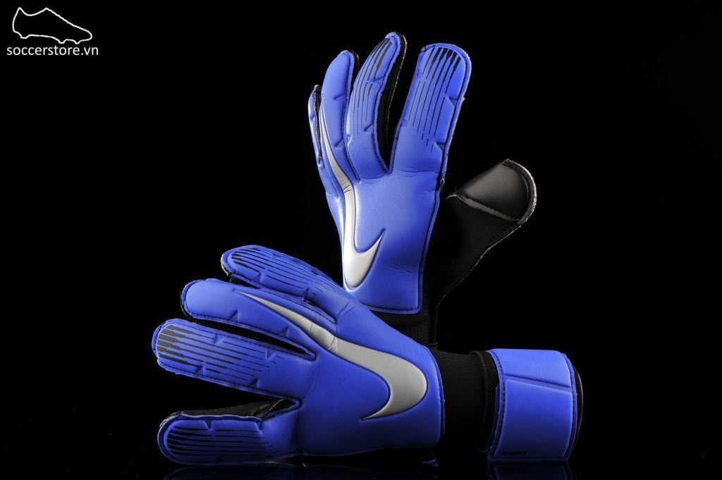 Nike Grip 3- Racer Blue/ Black/ Metallic Silver GK Gloves GS0360-410