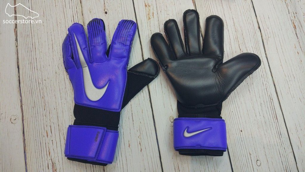 Nike Grip 3- Racer Blue/ Black/ Metallic Silver GK Gloves GS0360-410