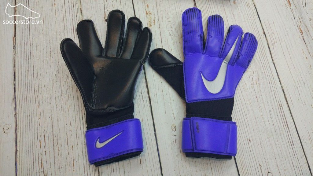 Nike Grip 3- Racer Blue/ Black/ Metallic Silver GK Gloves GS0360-410