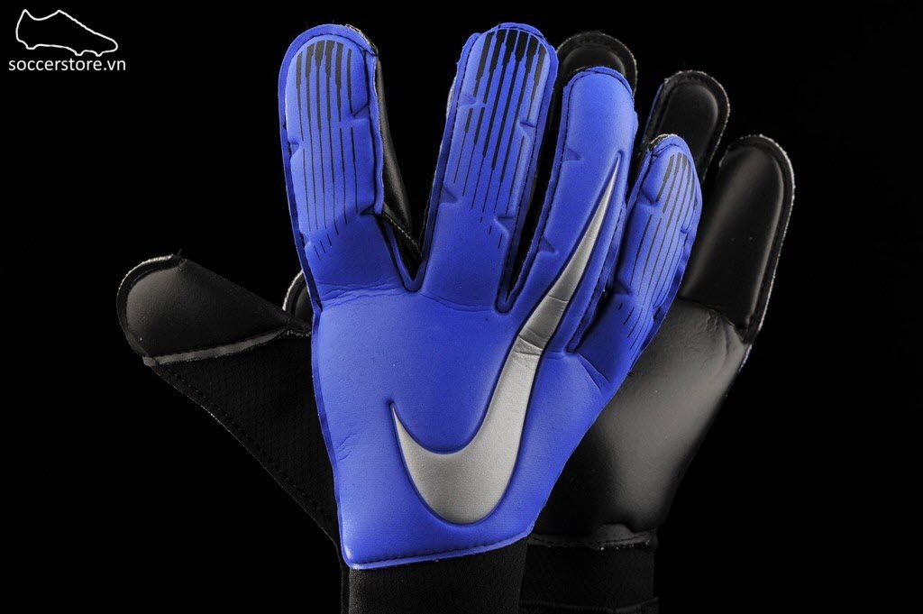 Nike Grip 3- Racer Blue/ Black/ Metallic Silver GK Gloves GS0360-410