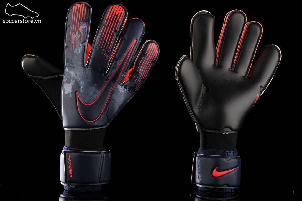 Nike Vapor Grip 3- Obsidian/ Black/ Bright Crimson GK Gloves GS3891-451