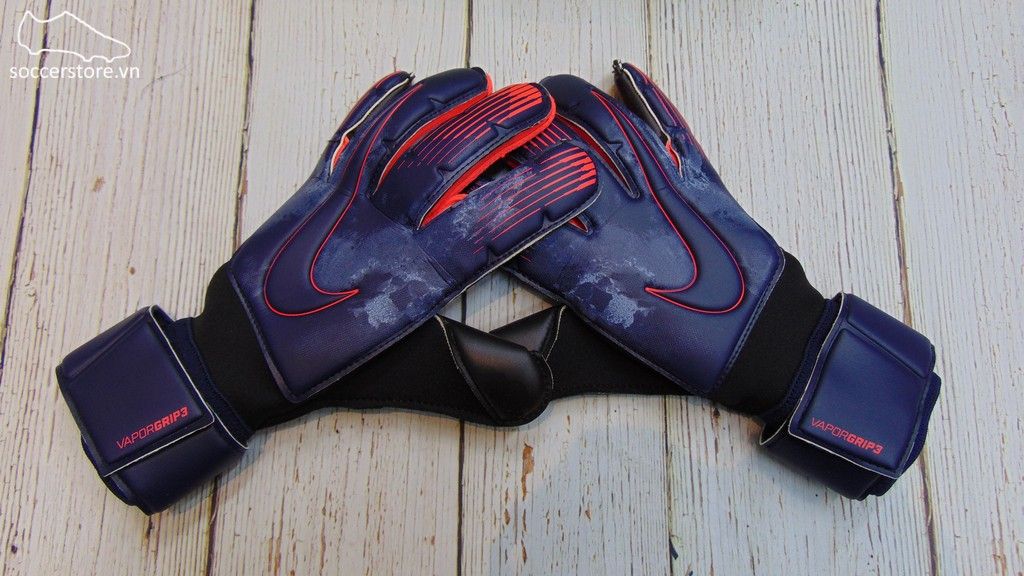 Nike Vapor Grip 3- Obsidian/ Black/ Bright Crimson GK Gloves GS3891-451