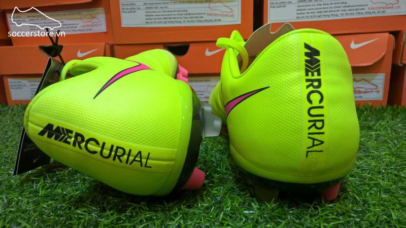 Nike Mercurial Veloce II AG Volt- Hyper Pink- Black