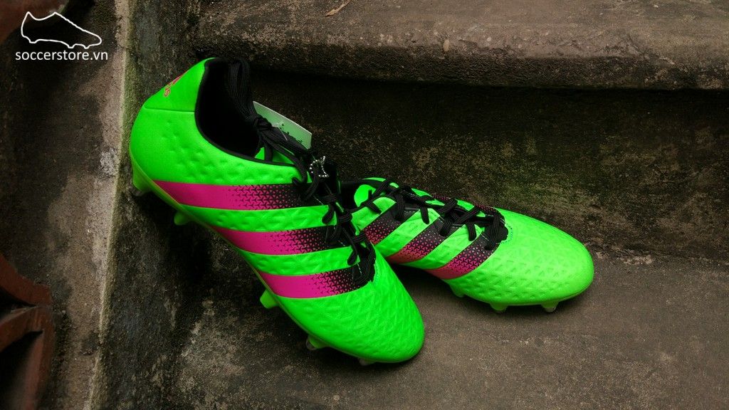 Adidas Ace 16.3 SG- Solar Green/ Shock Pink/ Core Black S75734