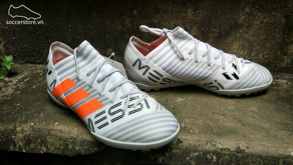 Adidas Nemeziz Messi Tango 17.3 TF- White/ Solar Orange/ Core Black S77193