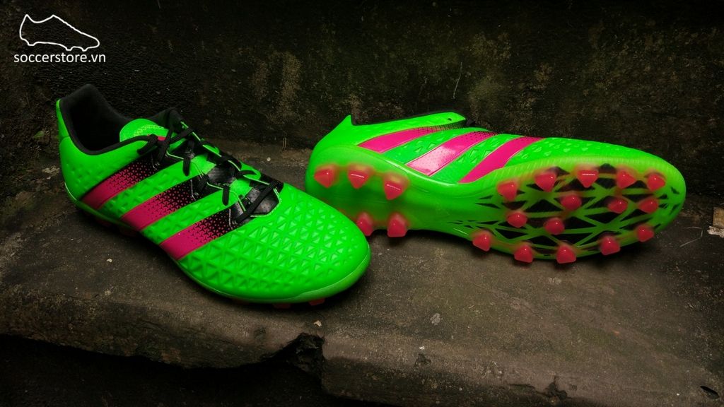 Adidas Ace 16.1 AG- Solar Green/ Shock Pink/ Core Black S78481