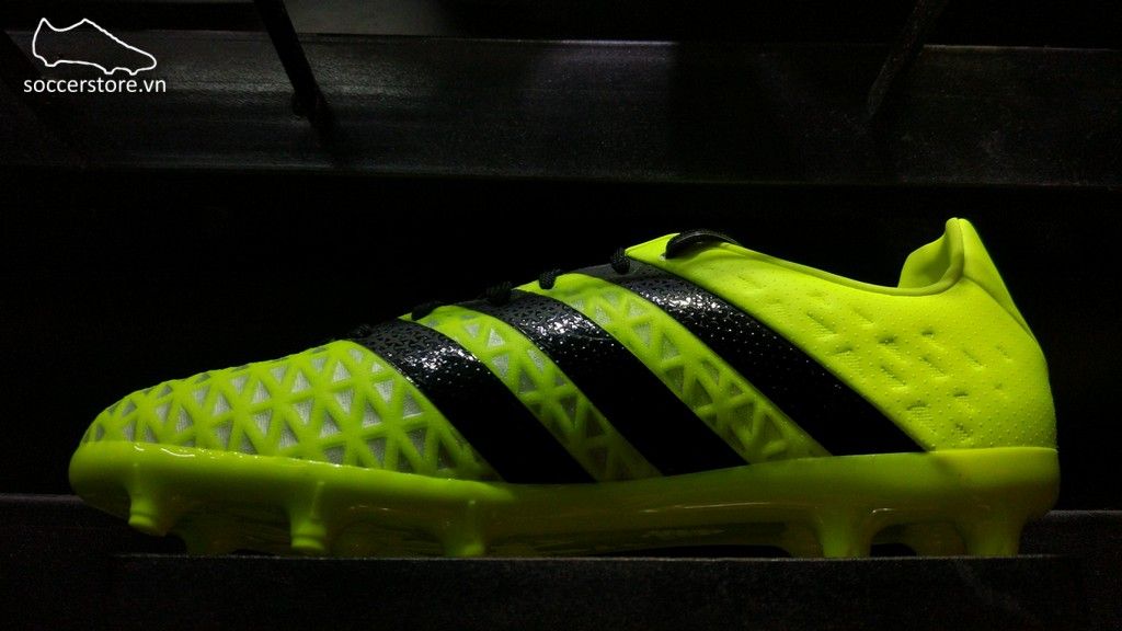 Adidas Ace 16.1 Kids FG/AG- Solar Yellow/ Core Black/ Silver Metallic S79668