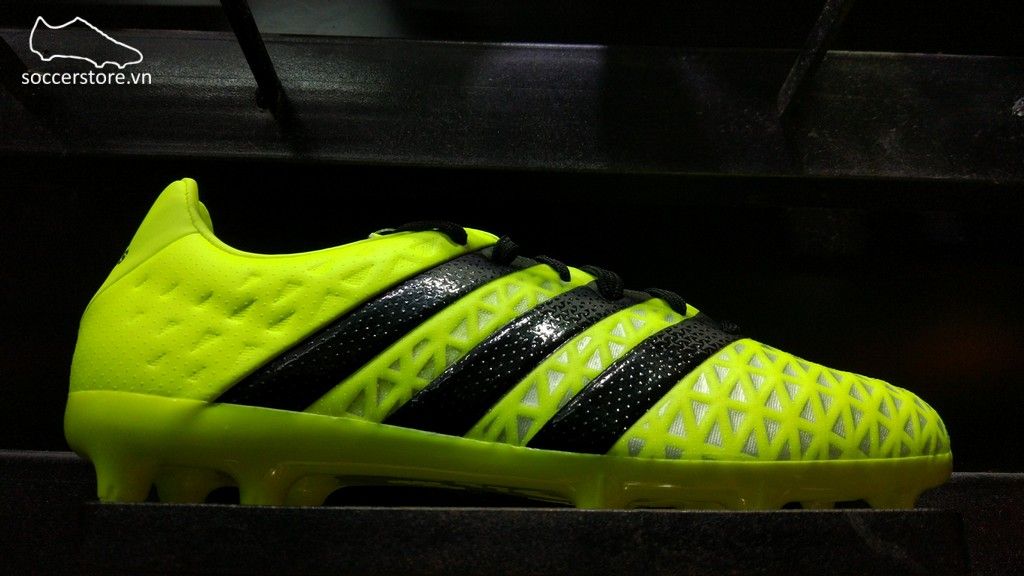 Adidas Ace 16.1 Kids FG/AG- Solar Yellow/ Core Black/ Silver Metallic S79668