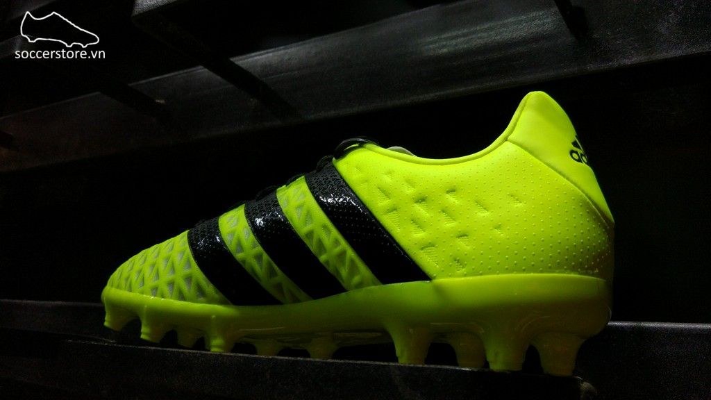 Adidas Ace 16.1 Kids FG/AG- Solar Yellow/ Core Black/ Silver Metallic S79668