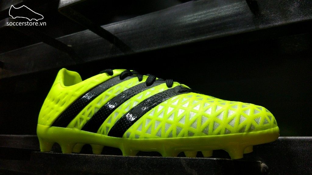 Adidas Ace 16.1 Kids FG/AG- Solar Yellow/ Core Black/ Silver Metallic S79668