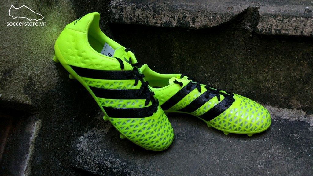 Adidas Ace 16.1 Kids FG/AG- Solar Yellow/ Core Black/ Silver Metallic S79668