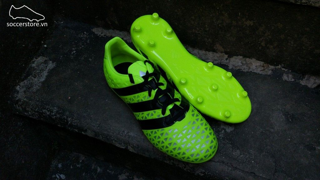 Adidas Ace 16.1 Kids FG/AG- Solar Yellow/ Core Black/ Silver Metallic S79668