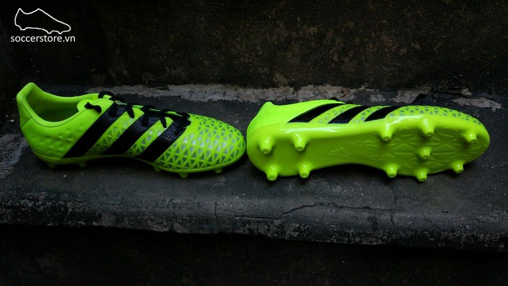 Adidas Ace 16.1 Kids FG/AG- Solar Yellow/ Core Black/ Silver Metallic S79668