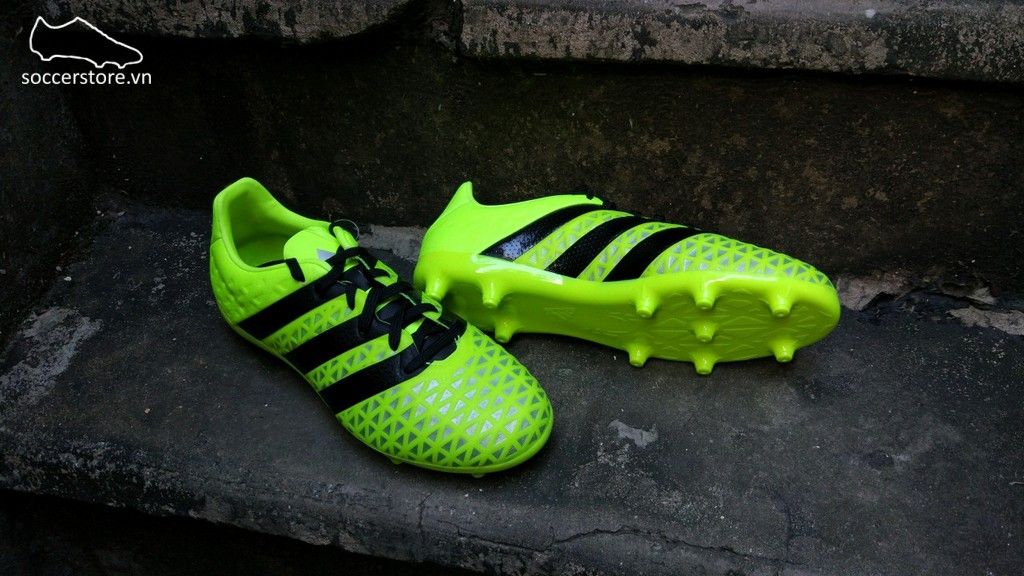 Adidas Ace 16.1 Kids FG/AG- Solar Yellow/ Core Black/ Silver Metallic S79668