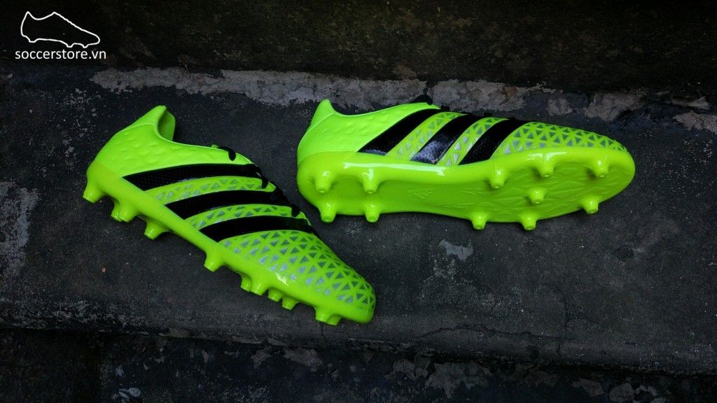 Adidas Ace 16.1 Kids FG/AG- Solar Yellow/ Core Black/ Silver Metallic S79668