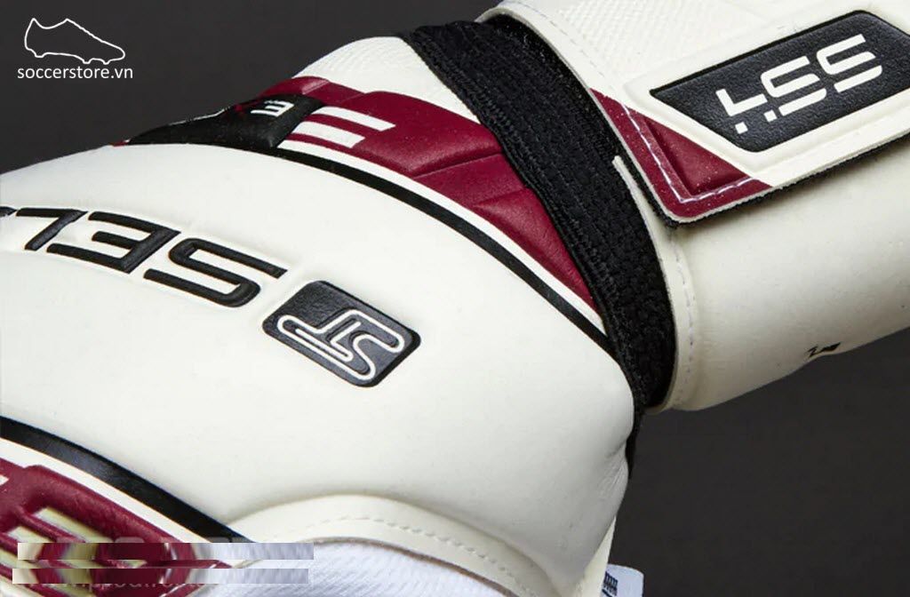 Sells Axis 360 Supersoft 4 Guard Junior - White/Maroon GK Gloves SGP1441J