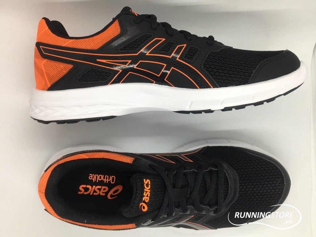 Asics Gel-Excite 5- Black/ Shocking Orange T7F3N-001