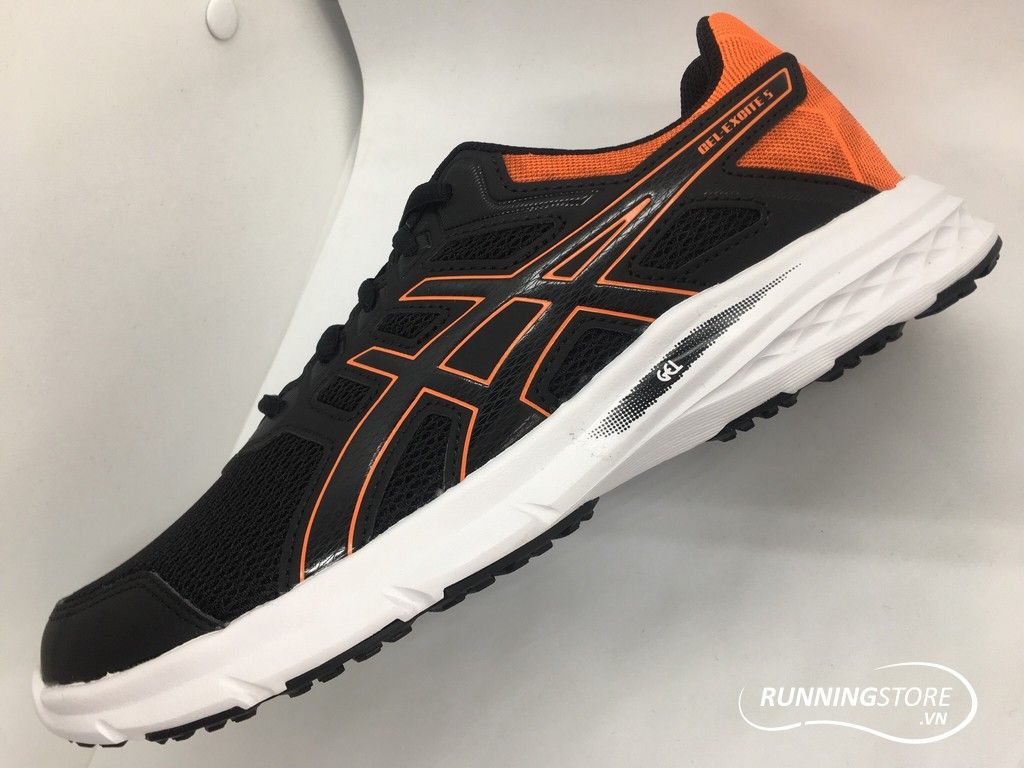 Asics Gel-Excite 5- Black/ Shocking Orange T7F3N-001