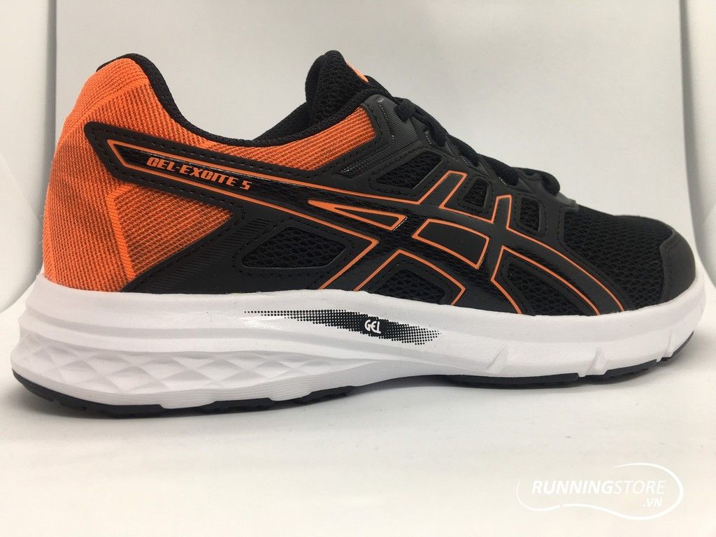 Asics Gel-Excite 5- Black/ Shocking Orange T7F3N-001