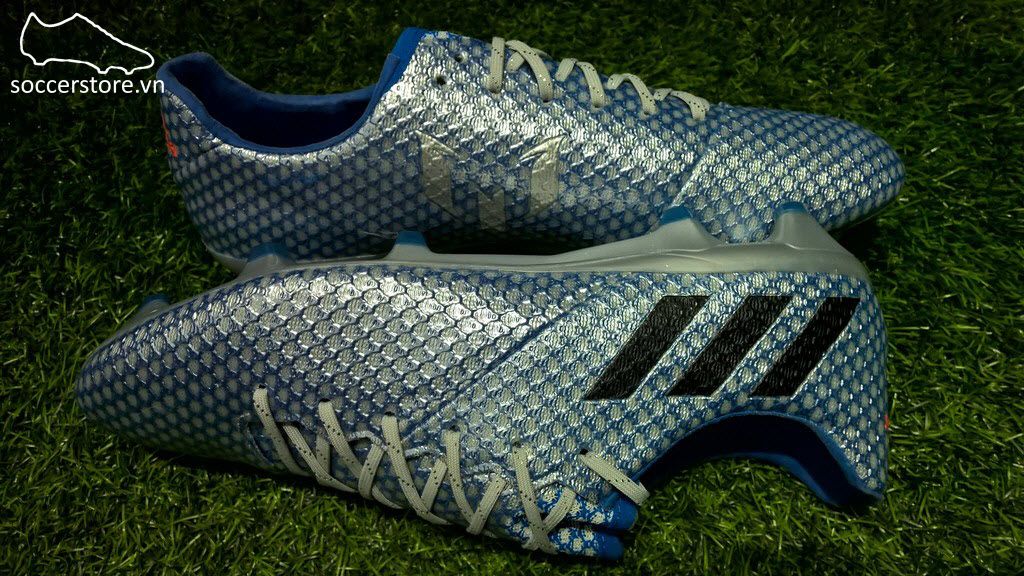 Adidas Messi 16.1 FG/AG Silver Metallic/ Core Black/ Shock Blue S79624