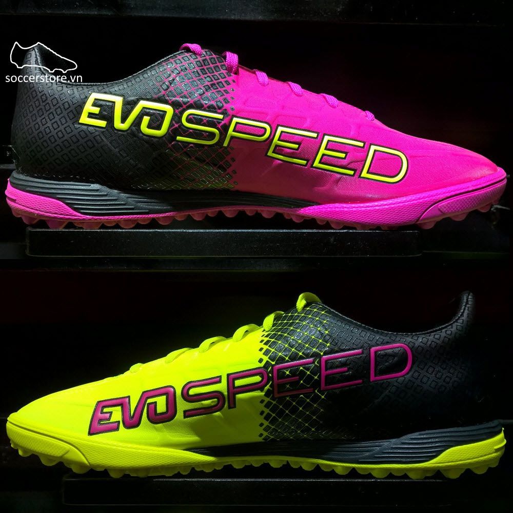 Puma evoSPEED 4.5 Tricks TF- Pink Glo/ Safety Yellow/ Black