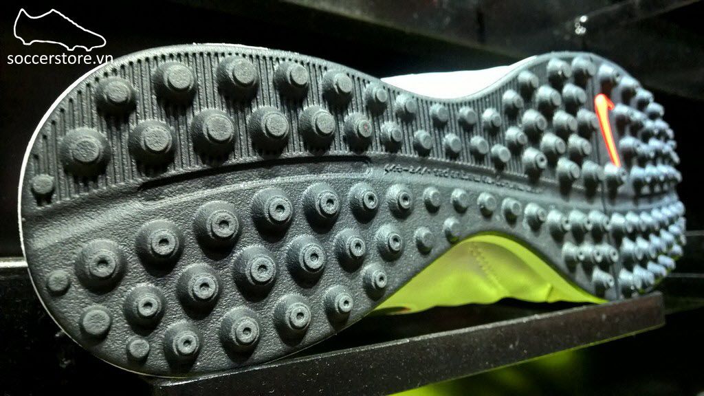 Nike Tiempo Genio II TF Leather Pure Platinum/ Black/ Hyper Orange 819216-001