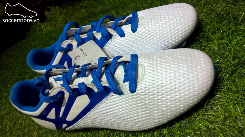 Adidas Messi 15.3 FG/AG White- Prime Blue- Core Black B34360