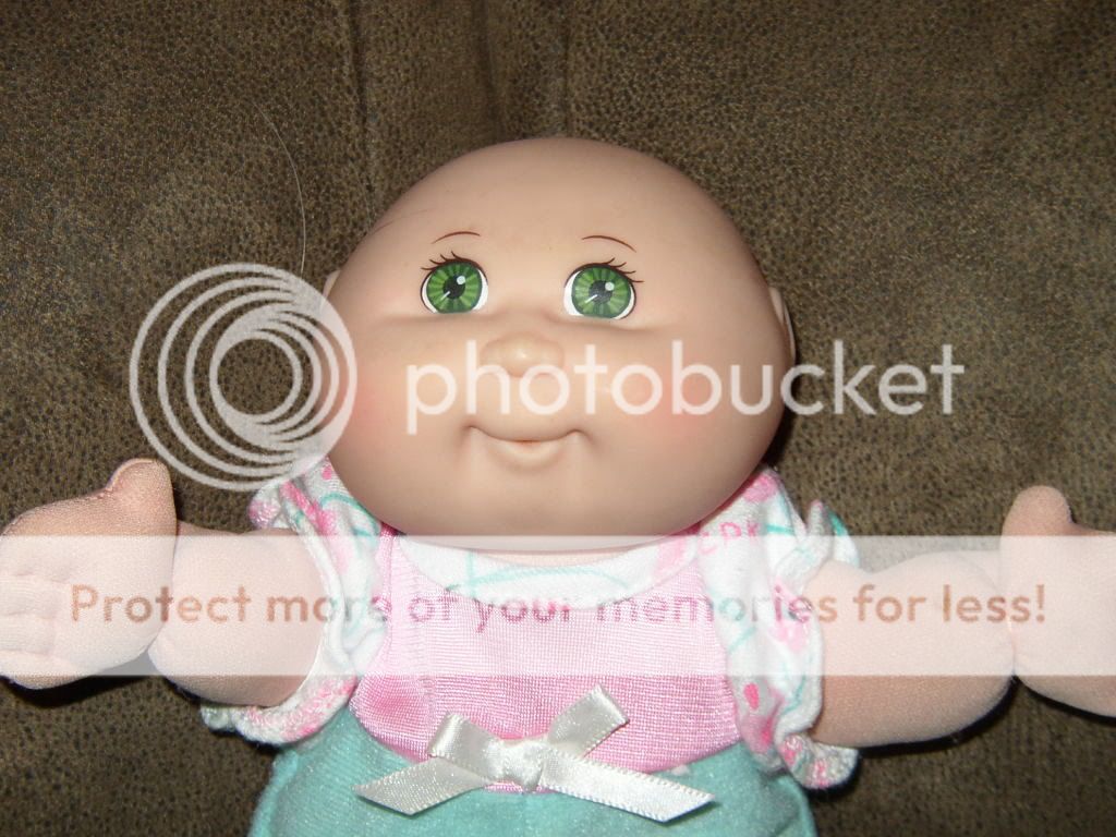 First Edition 1995 Cabbage Patch Doll Bald Green Eyes