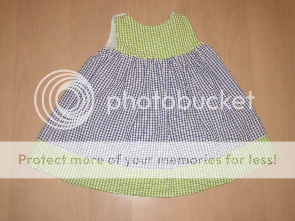 Rare Editions Gingham Dress 12 18 months M Baby Girl  